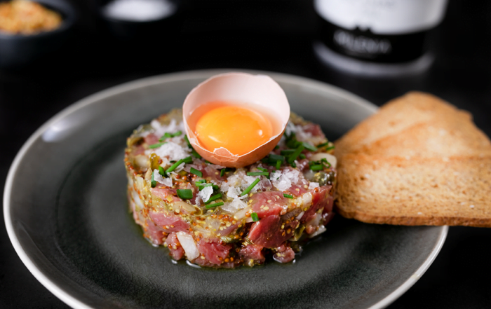 steak tartar escamas de sal milenia