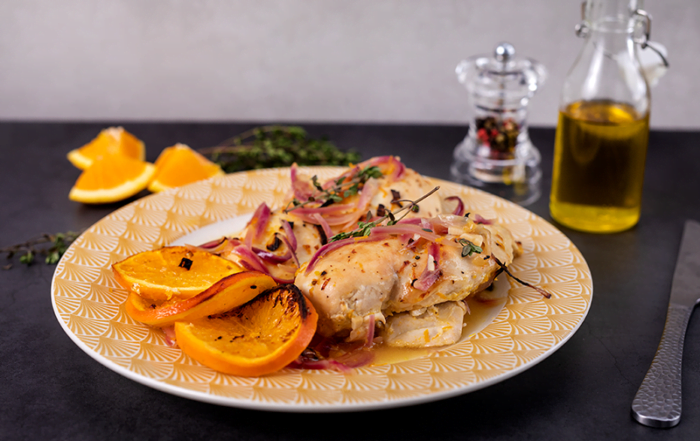 pollo naranja sal milenia