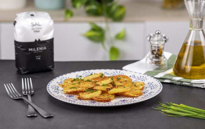 patatas crujientes parmesano sal milenia